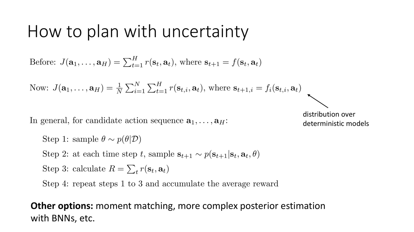 Problems, alternatives, planning with uncertainty